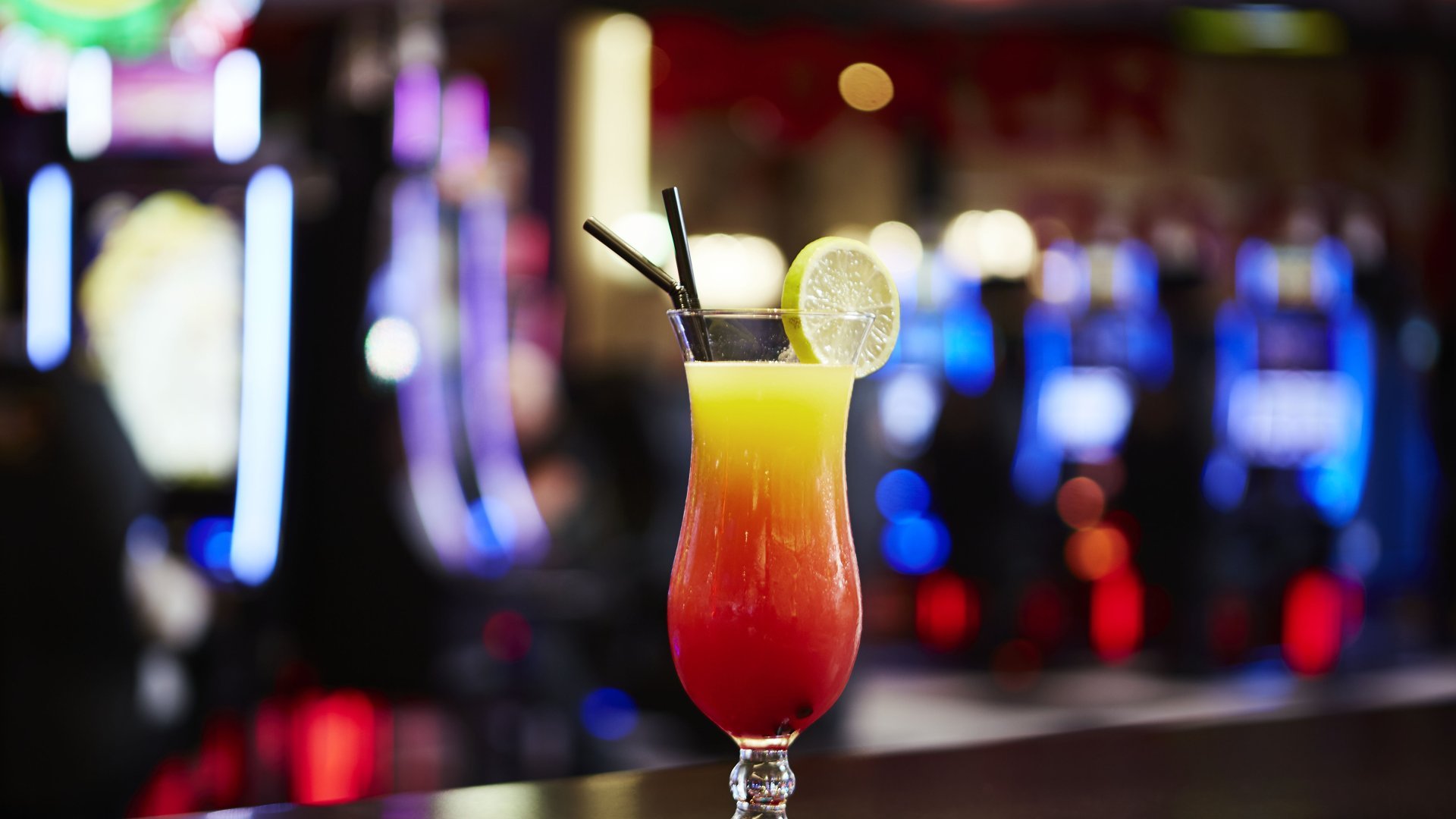 Cocktail au bar du Pasino Partouche de La Grande Motte